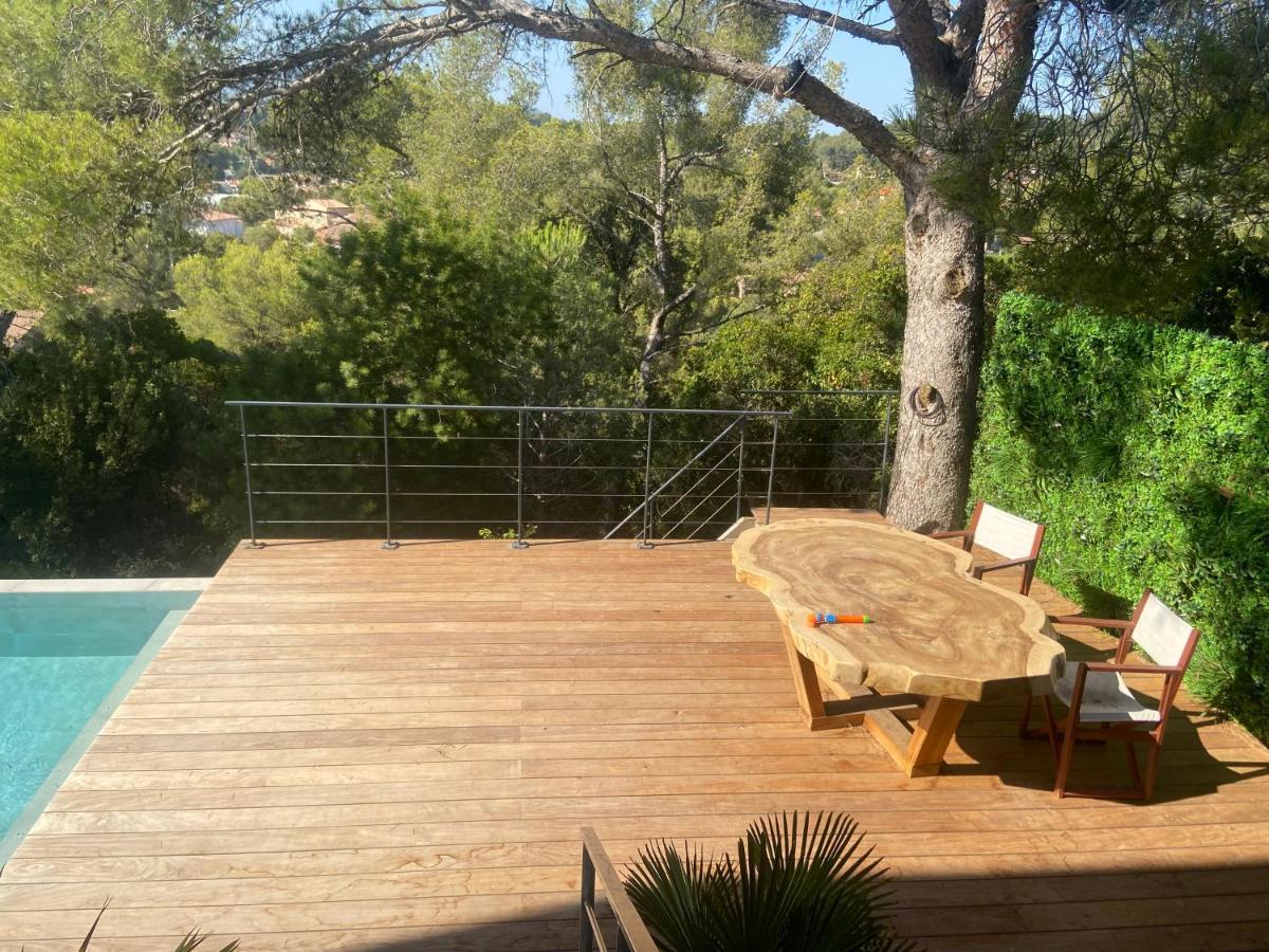 Cabanon la calanque du Península Le Pradet Exterior foto